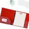 JAM Paper Designders® 2" Red Plastic 3 Metal Ring Binder
